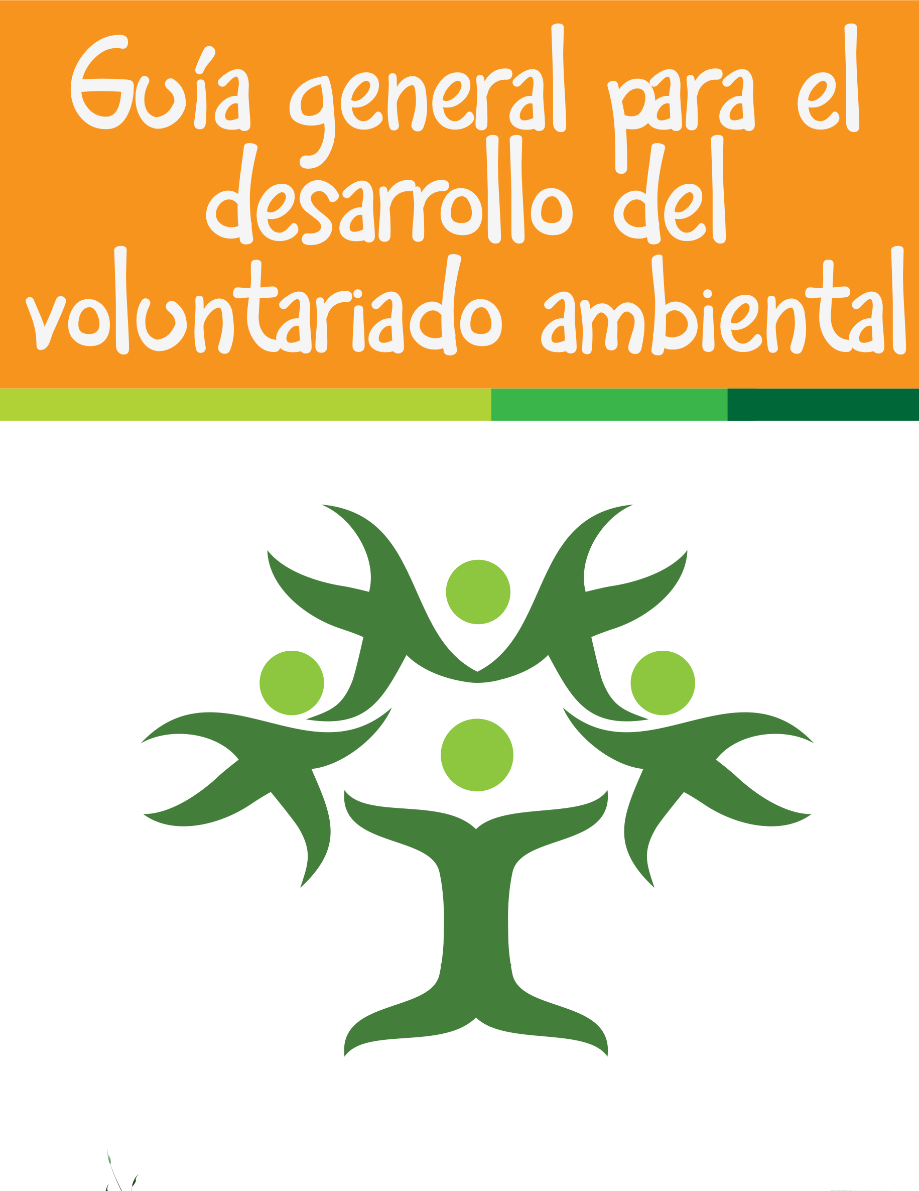 Caratula cartilla Voluntariado ambiental Fundación Chevrolet